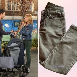 Vintage Olive Corduroy Bootcut Jeans Similar to ASO Rachel Green